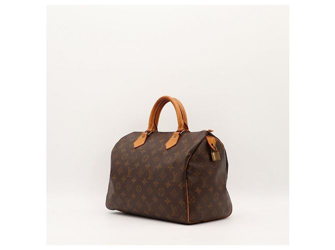 Borsa Louis Vuitton Speedy 30 Monogram Canvas Marrone - vista 2