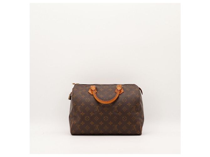 Borsa Louis Vuitton Speedy 30 Monogram Canvas Marrone - vista 4