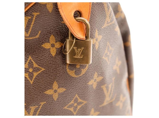 Borsa Louis Vuitton Speedy 30 Monogram Canvas Marrone Monogramma - vista 11