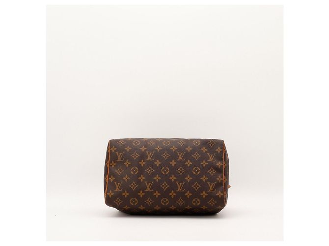 Borsa Louis Vuitton Speedy 30 Monogram Canvas Marrone Monogramma - vista 6