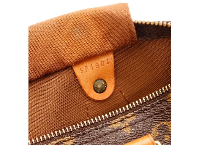 Borsa Louis Vuitton Speedy 30 Monogram Canvas Marrone Monogramma - vista 8