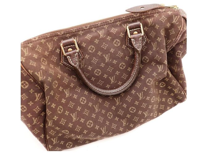 Borsa Louis Vuitton Speedy 30 Monogram Canvas Marrone - vista 10