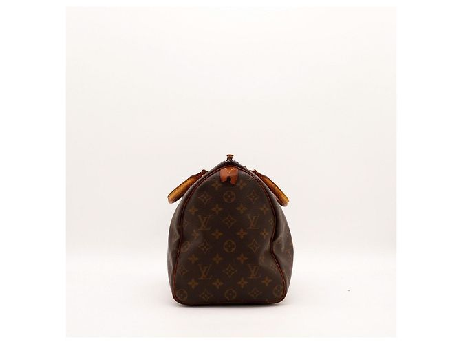 Borsa Louis Vuitton Speedy 30 Monogram Canvas Marrone Monogramma - vista 3