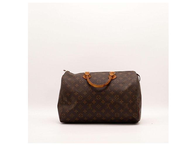 Borsa Louis Vuitton Speedy 30 Monogram Canvas Marrone Monogramma - vista 4