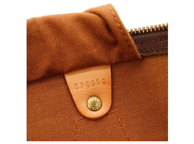 Borsa Louis Vuitton Speedy 30 Monogram Canvas Marrone Monogramma - vista 8