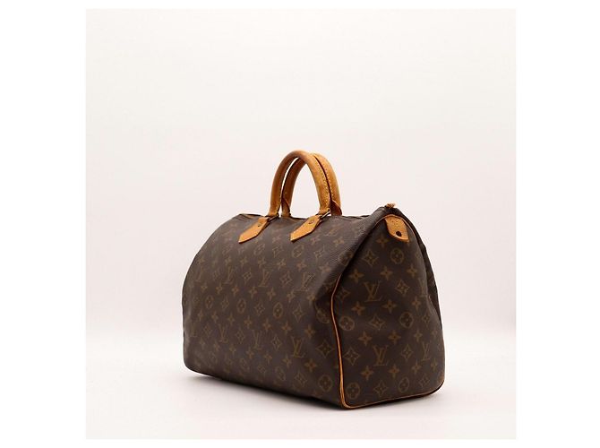 Borsa Louis Vuitton Speedy 30 Monogram Canvas Marrone Monogramma - vista 2