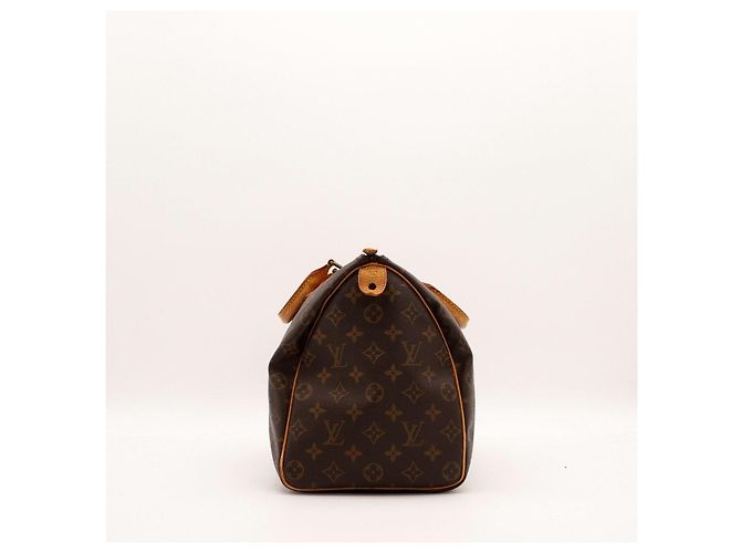 Borsa Louis Vuitton Speedy 30 Monogram Canvas Marrone Monogramma - vista 3