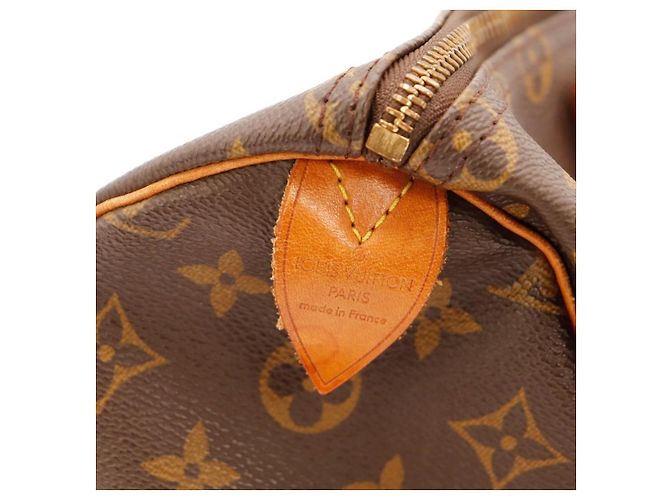 Borsa Louis Vuitton Speedy 30 Monogram Canvas Marrone Monogramma - vista 10