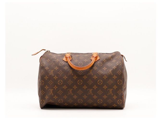 Borsa Louis Vuitton Speedy 30 Monogram Canvas Marrone Monogramma - vista 4