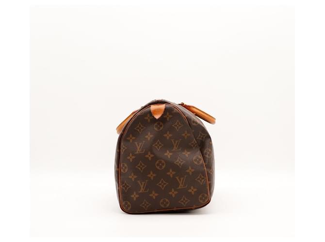 Borsa Louis Vuitton Speedy 30 Monogram Canvas Marrone Monogramma - vista 5