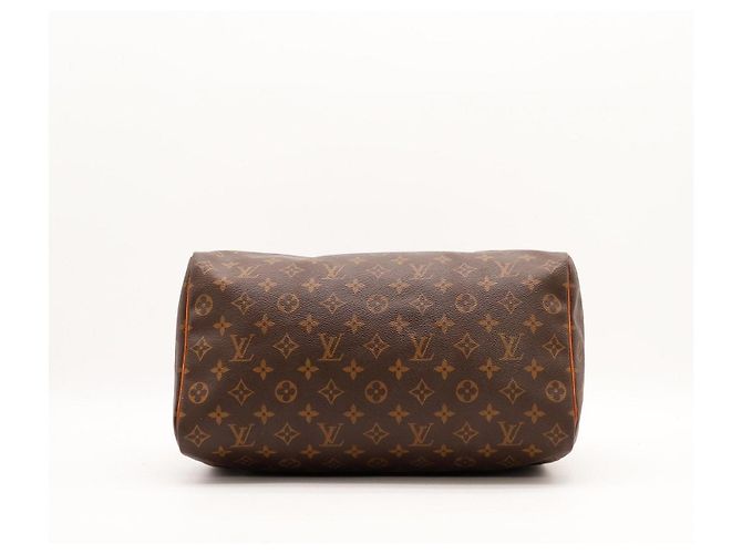 Borsa Louis Vuitton Speedy 30 Monogram Canvas Marrone Monogramma - vista 6