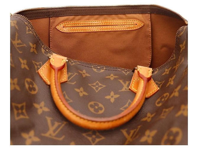 Borsa Louis Vuitton Speedy 30 Monogram Canvas Marrone Monogramma - vista 7