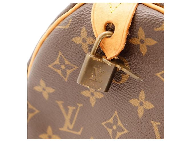Borsa Louis Vuitton Speedy 30 Monogram Canvas Marrone Monogramma - vista 10