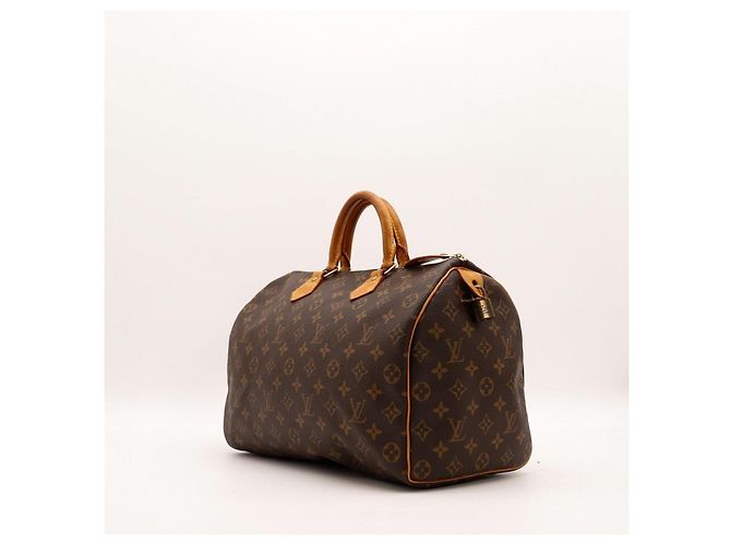 Borsa Louis Vuitton Speedy 30 Monogram Canvas Marrone Monogramma - vista 2