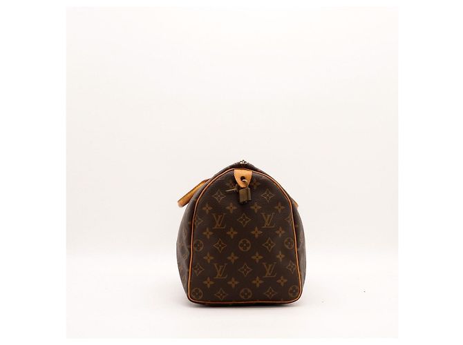 Borsa Louis Vuitton Speedy 30 Monogram Canvas Marrone Monogramma - vista 3