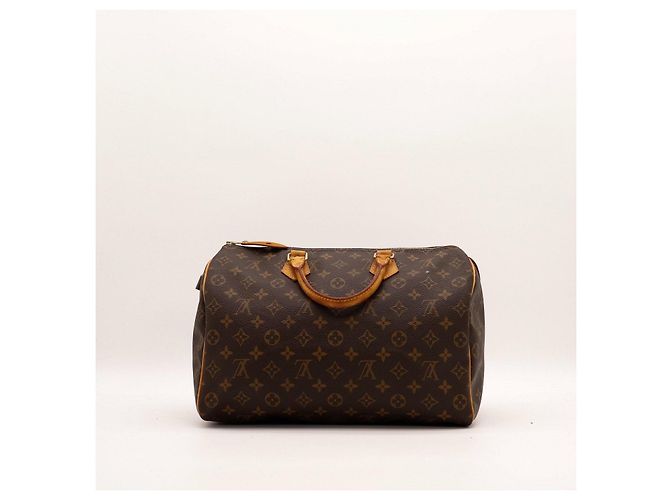 Borsa Louis Vuitton Speedy 30 Monogram Canvas Marrone Monogramma - vista 4