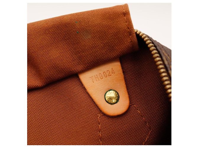 Borsa Louis Vuitton Speedy 30 Monogram Canvas Marrone Monogramma - vista 8