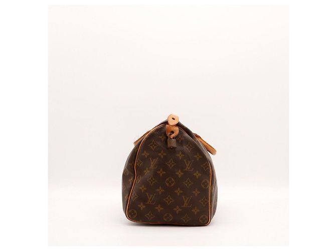 Bolsa Louis Vuitton Speedy 30 Monogram Canvas Marrom Monograma - vista 3