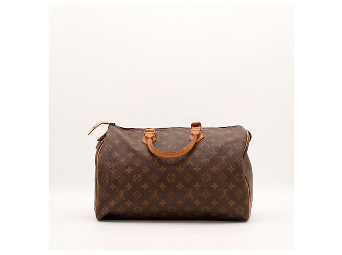 Bolsa Louis Vuitton Speedy 30 Monogram Canvas Marrom Monograma - vista 4