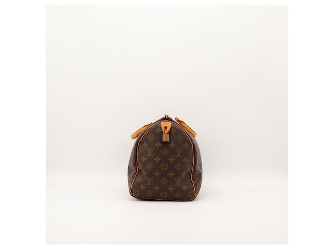 Borsa Louis Vuitton Speedy 30 Monogram Canvas Marrone Monogramma - vista 3