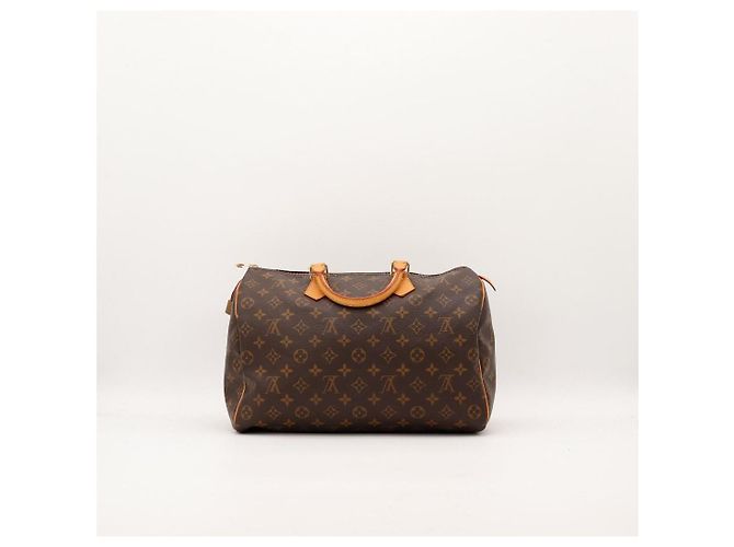 Borsa Louis Vuitton Speedy 30 Monogram Canvas Marrone Monogramma - vista 4