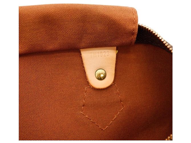 Borsa Louis Vuitton Speedy 30 Monogram Canvas Marrone Monogramma - vista 8