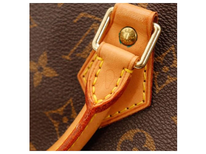 Borsa Louis Vuitton Speedy 30 Monogram Canvas Marrone - vista 11