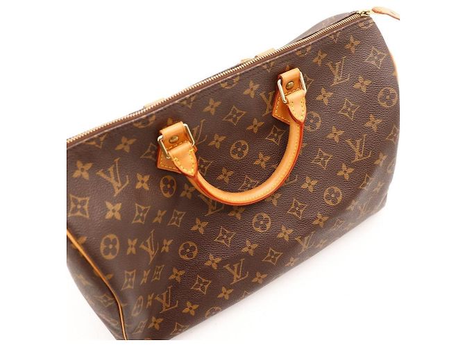 Borsa Louis Vuitton Speedy 30 Monogram Canvas Marrone - vista 13