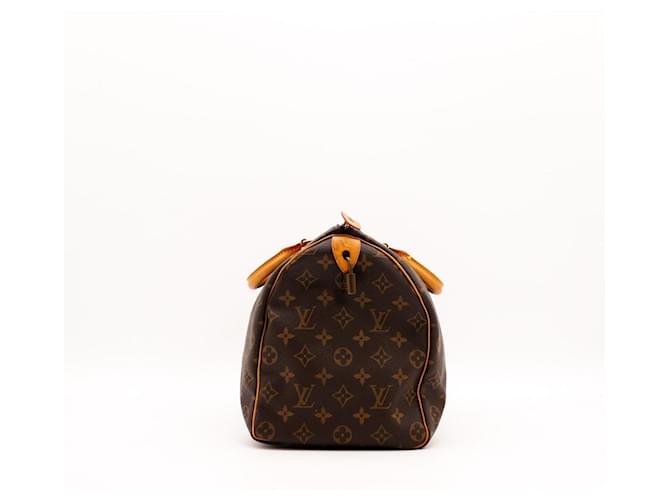 Borsa Louis Vuitton Speedy 30 Monogram Canvas Marrone - vista 3