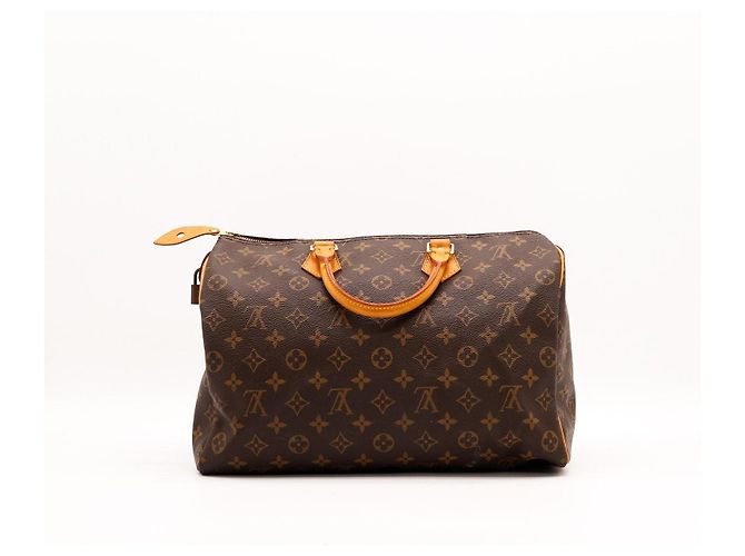 Borsa Louis Vuitton Speedy 30 Monogram Canvas Marrone - vista 4