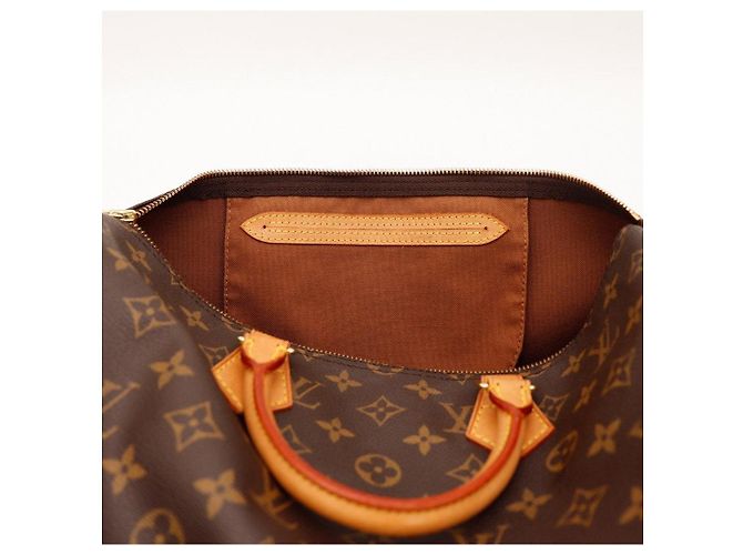 Borsa Louis Vuitton Speedy 30 Monogram Canvas Marrone - vista 7