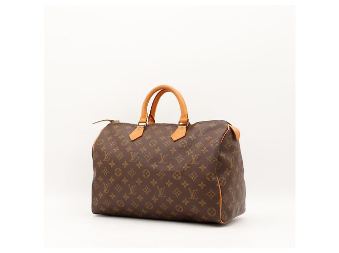 Borsa Louis Vuitton Speedy 30 Monogram Canvas Marrone Monogramma - vista 2