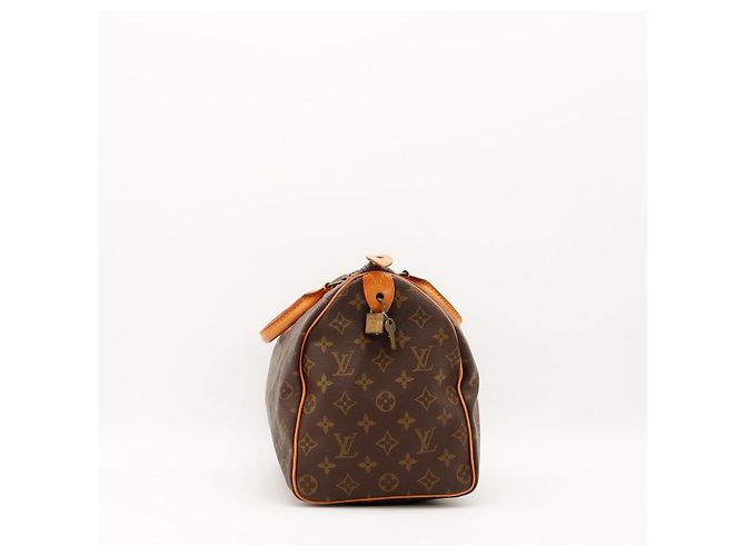 Borsa Louis Vuitton Speedy 30 Monogram Canvas Marrone Monogramma - vista 5