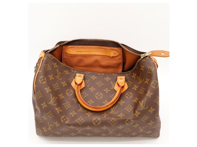 Borsa Louis Vuitton Speedy 30 Monogram Canvas Marrone Monogramma - vista 7