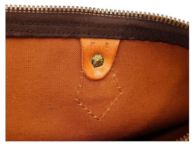 Borsa Louis Vuitton Speedy 30 Monogram Canvas Marrone Monogramma - vista 8