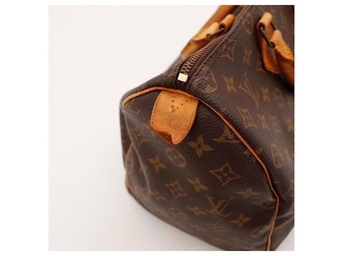Borsa Louis Vuitton Speedy 30 Monogram Canvas Marrone - vista 11