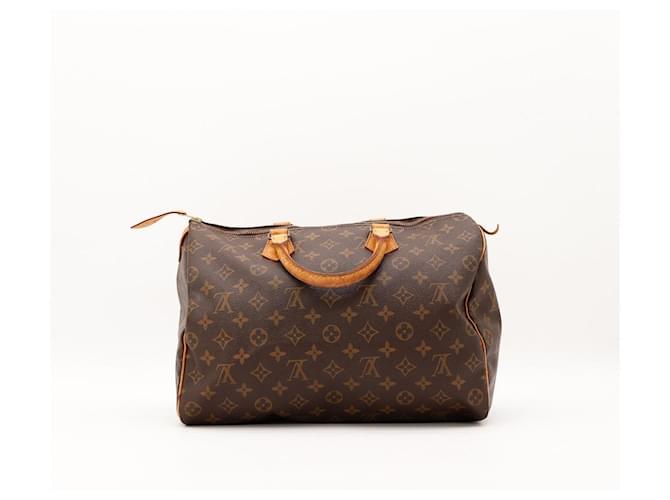 Borsa Louis Vuitton Speedy 30 Monogram Canvas Marrone - vista 4