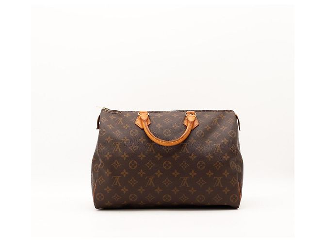 Borsa Louis Vuitton Speedy 30 Monogram Canvas Marrone Monogramma - vista 4