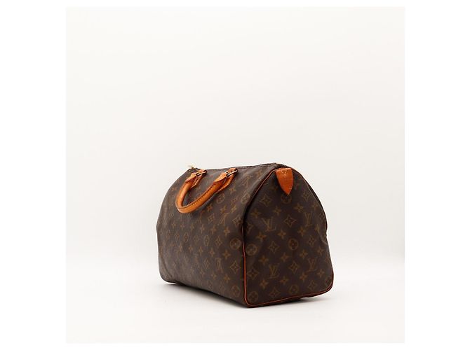 Borsa Louis Vuitton Speedy 30 Monogram Canvas Marrone Monogramma - vista 5