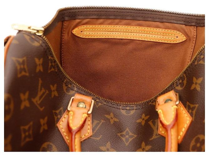Borsa Louis Vuitton Speedy 30 Monogram Canvas Marrone Monogramma - vista 7
