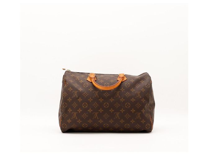 Borsa Louis Vuitton Speedy 30 Monogram Canvas Marrone Monogramma - vista 4