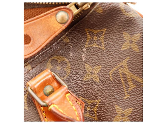 Borsa Louis Vuitton Speedy 30 Monogram Canvas Marrone - vista 10