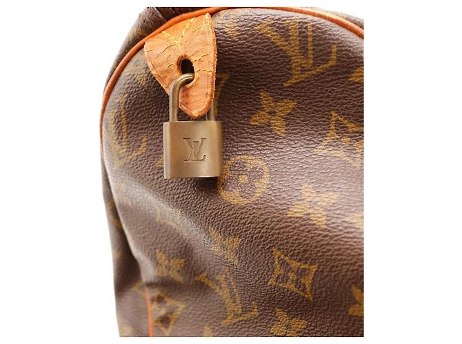 Borsa Louis Vuitton Speedy 30 Monogram Canvas Marrone - vista 12