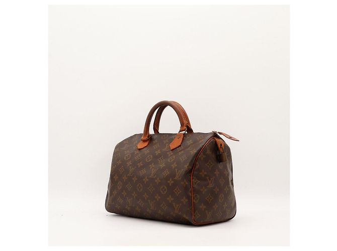 Borsa Louis Vuitton Speedy 30 Monogram Canvas Marrone - vista 2