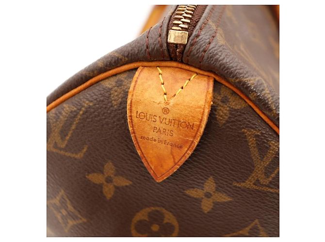 Louis Vuitton Speedy 35 Monogram Canvas Marrone Monogramma - vista 11