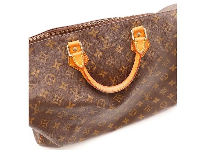 Louis Vuitton Speedy 35 Monogram Canvas Marrone Monogramma - vista 12