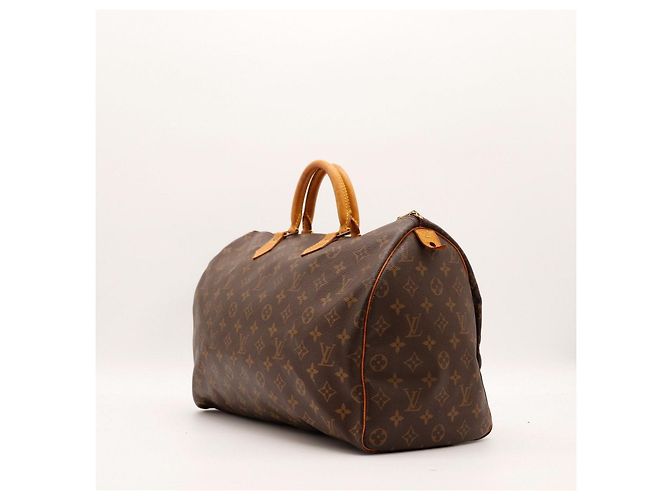 Louis Vuitton Speedy 35 Monogram Canvas Marrone Monogramma - vista 2