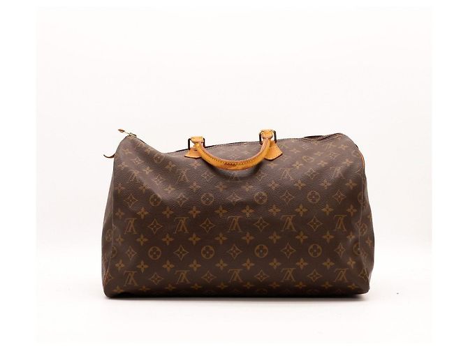 Louis Vuitton Speedy 35 Monogram Canvas Marrone Monogramma - vista 4