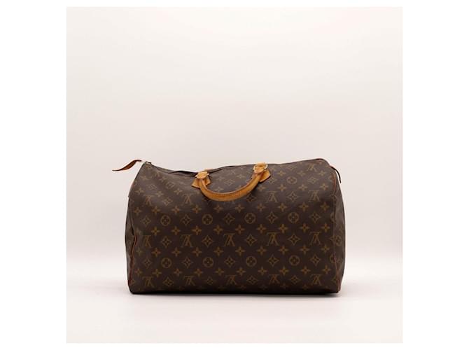 Louis Vuitton Speedy 35 Monogram Canvas Marrone Monogramma - vista 4
