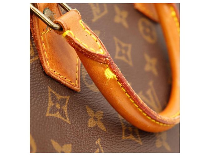 Borsa Louis Vuitton Speedy 35 Monogram Canvas Marrone - vista 11